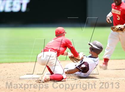 Thumbnail 2 in Hallettsville vs. Hughes Springs (UIL 2A Final) photogallery.