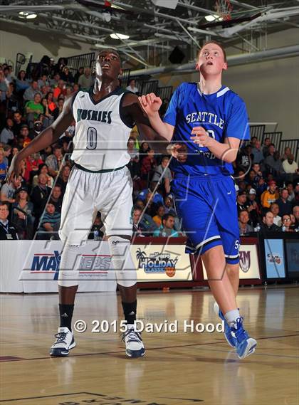 Thumbnail 1 in Chino Hills vs. Seattle Prep (MaxPreps Holiday Classic) photogallery.