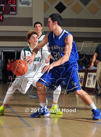 Thumbnail 1 in Chino Hills vs. Seattle Prep (MaxPreps Holiday Classic) photogallery.