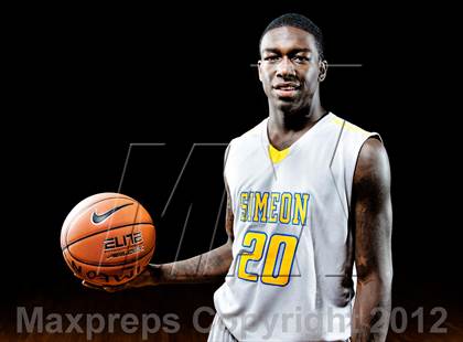 Thumbnail 1 in Simeon (Preseason Top 10 Photo Shoot) photogallery.