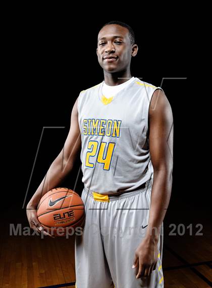 Thumbnail 1 in Simeon (Preseason Top 10 Photo Shoot) photogallery.