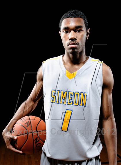 Thumbnail 2 in Simeon (Preseason Top 10 Photo Shoot) photogallery.