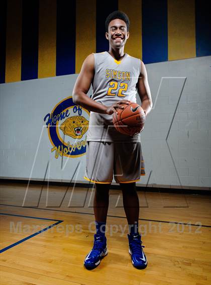 Thumbnail 3 in Simeon (Preseason Top 10 Photo Shoot) photogallery.