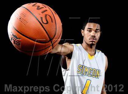 Thumbnail 2 in Simeon (Preseason Top 10 Photo Shoot) photogallery.