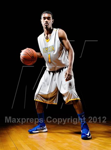 Thumbnail 3 in Simeon (Preseason Top 10 Photo Shoot) photogallery.