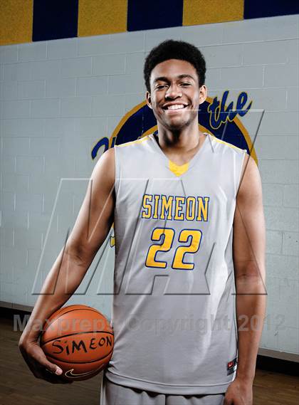 Thumbnail 2 in Simeon (Preseason Top 10 Photo Shoot) photogallery.
