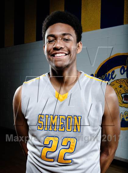 Thumbnail 1 in Simeon (Preseason Top 10 Photo Shoot) photogallery.