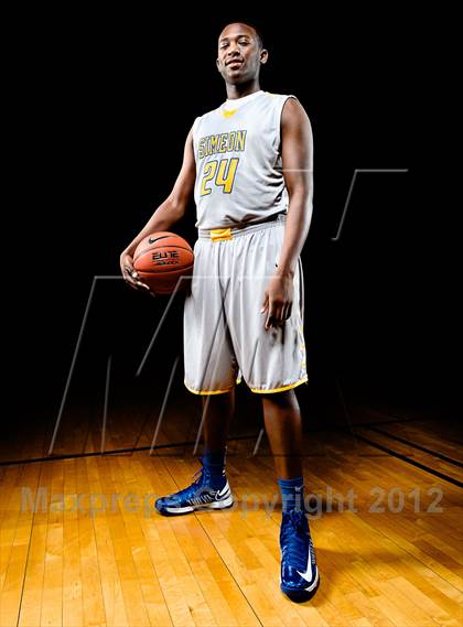 Thumbnail 3 in Simeon (Preseason Top 10 Photo Shoot) photogallery.