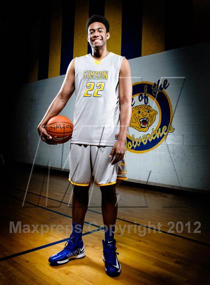 Thumbnail 3 in Simeon (Preseason Top 10 Photo Shoot) photogallery.