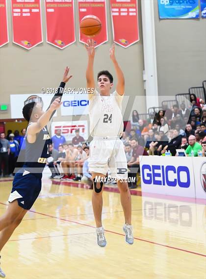 Thumbnail 1 in Rancho Christian vs. Pinnacle (Hoophall West Tournament)  photogallery.