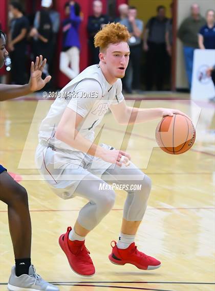 Thumbnail 1 in Rancho Christian vs. Pinnacle (Hoophall West Tournament)  photogallery.