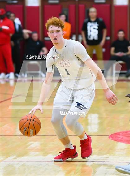 Thumbnail 2 in Rancho Christian vs. Pinnacle (Hoophall West Tournament)  photogallery.