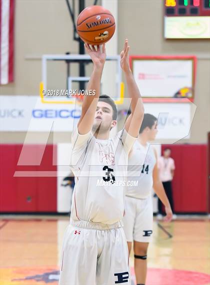 Thumbnail 3 in Rancho Christian vs. Pinnacle (Hoophall West Tournament)  photogallery.
