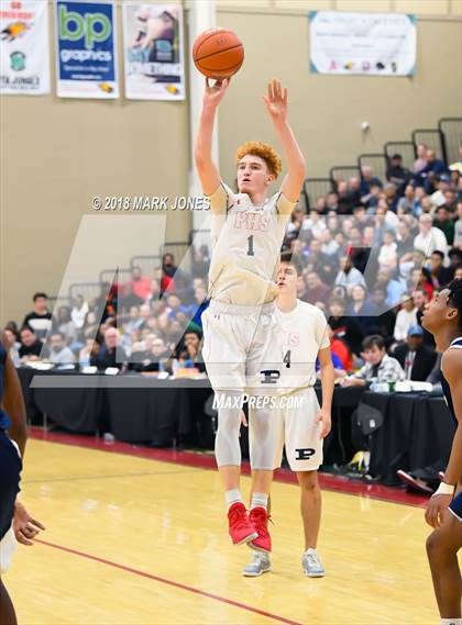 Thumbnail 1 in Rancho Christian vs. Pinnacle (Hoophall West Tournament)  photogallery.