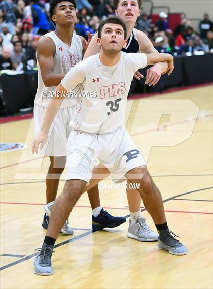Thumbnail 2 in Rancho Christian vs. Pinnacle (Hoophall West Tournament)  photogallery.
