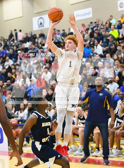 Thumbnail 1 in Rancho Christian vs. Pinnacle (Hoophall West Tournament)  photogallery.