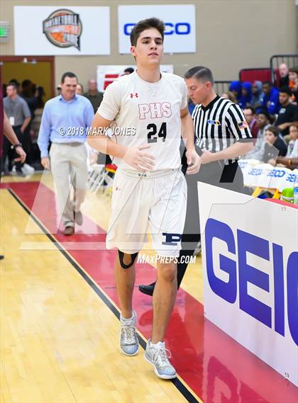 Thumbnail 1 in Rancho Christian vs. Pinnacle (Hoophall West Tournament)  photogallery.