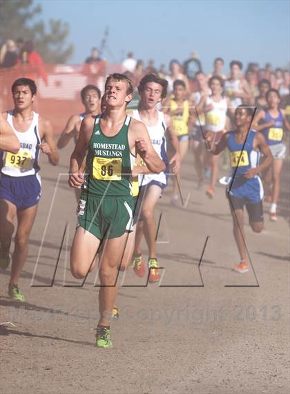 Thumbnail 1 in CIF State Cross Country Championships (Boys D1)  photogallery.