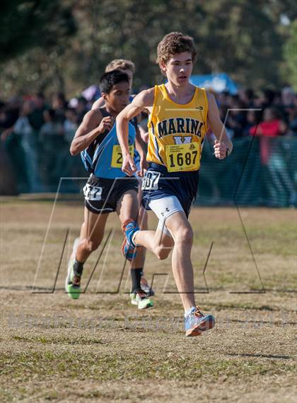 Thumbnail 2 in CIF State Cross Country Championships (Boys D1)  photogallery.