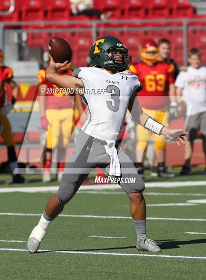 Thumbnail 1 in Tracy @ Jesuit (CIF SJS D2 Playoff)  photogallery.