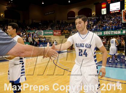 Thumbnail 2 in Tri-City Christian vs. Orange Glen (CIF SDS D4 Final) photogallery.