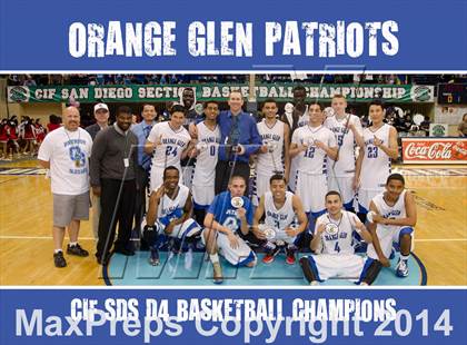 Thumbnail 2 in Tri-City Christian vs. Orange Glen (CIF SDS D4 Final) photogallery.