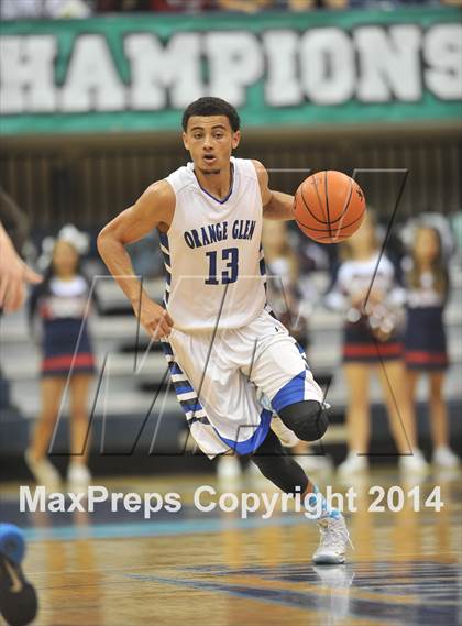 Thumbnail 3 in Tri-City Christian vs. Orange Glen (CIF SDS D4 Final) photogallery.