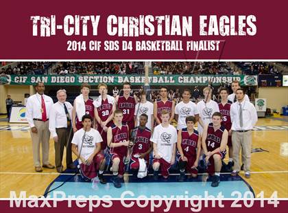 Thumbnail 1 in Tri-City Christian vs. Orange Glen (CIF SDS D4 Final) photogallery.