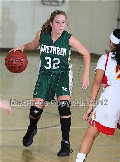 Thumbnail 1 in Brethren Christian vs. Palm Desert (MaxPreps Holiday Classic) photogallery.