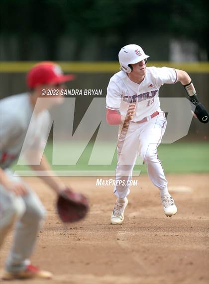 Thumbnail 1 in Charlotte Catholic vs. Providence Day photogallery.