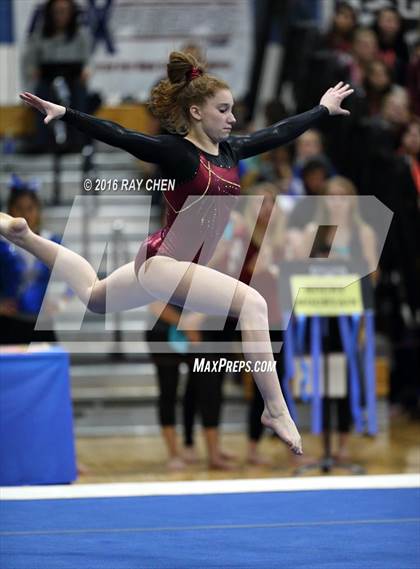 Thumbnail 2 in CHSAA 5A Gymnastics (Preliminary) photogallery.