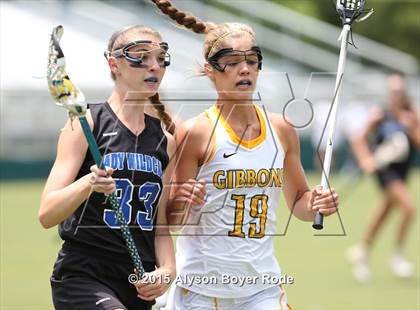 Thumbnail 1 in Cardinal Gibbons vs. Lake Norman (NCHSAA Final) photogallery.
