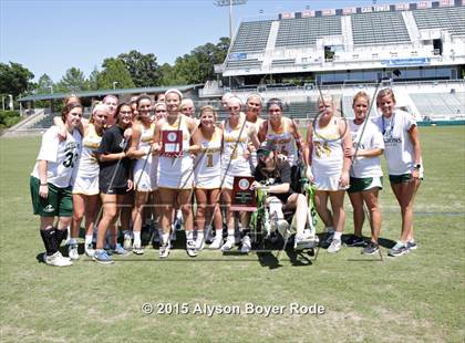 Thumbnail 3 in Cardinal Gibbons vs. Lake Norman (NCHSAA Final) photogallery.