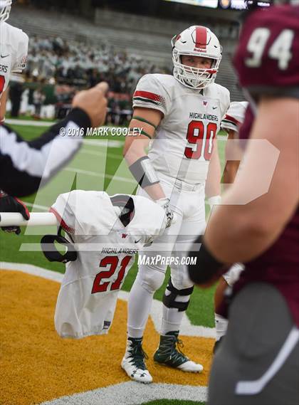 Thumbnail 3 in Round Rock vs. The Woodlands (UIL 6A Quarterfinal) photogallery.