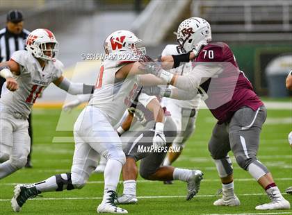 Thumbnail 1 in Round Rock vs. The Woodlands (UIL 6A Quarterfinal) photogallery.