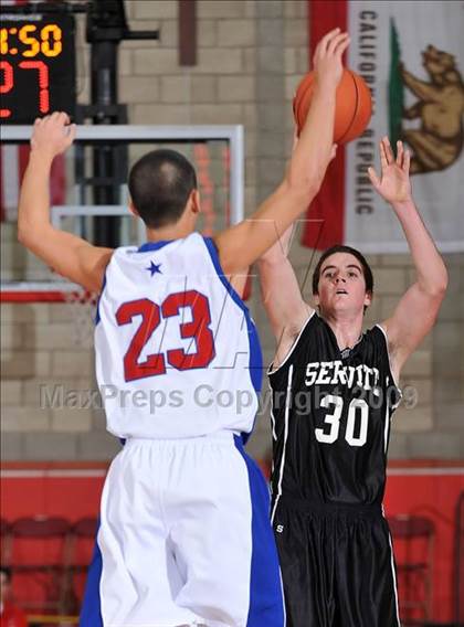 Thumbnail 3 in Los Alamitos vs. Servite (Nike Extravaganza) photogallery.