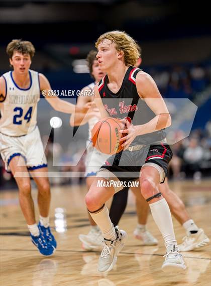 Thumbnail 2 in Lipan vs New Home (UIL 2A Basketball Semifinal) photogallery.