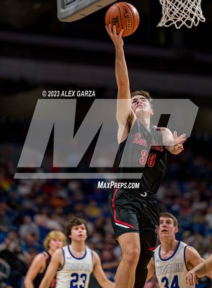 Thumbnail 3 in Lipan vs New Home (UIL 2A Basketball Semifinal) photogallery.