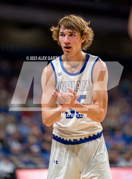 Thumbnail 1 in Lipan vs New Home (UIL 2A Basketball Semifinal) photogallery.