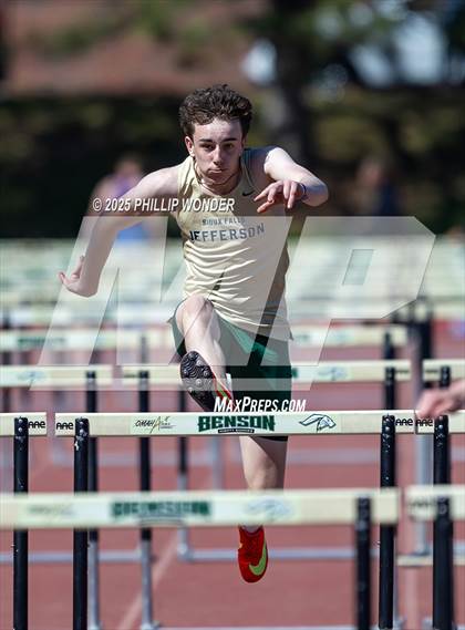 Thumbnail 3 in Benson Invitational (Boys 110M Hurdle)  photogallery.