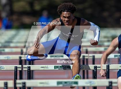 Thumbnail 2 in Benson Invitational (Boys 110M Hurdle)  photogallery.