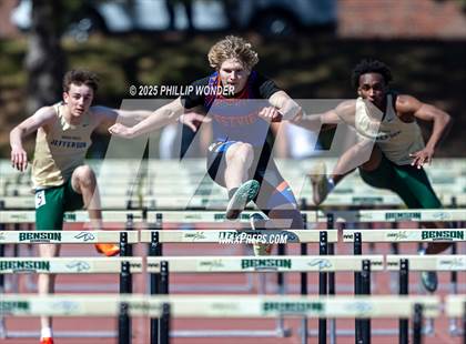 Thumbnail 3 in Benson Invitational (Boys 110M Hurdle)  photogallery.
