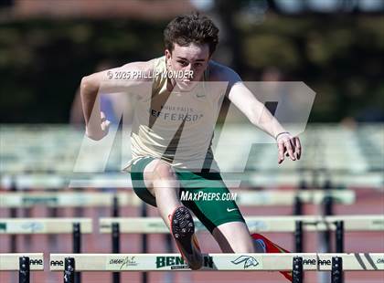 Thumbnail 2 in Benson Invitational (Boys 110M Hurdle)  photogallery.
