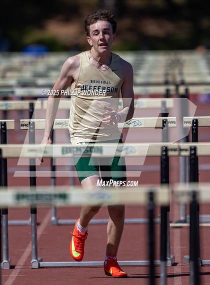 Thumbnail 1 in Benson Invitational (Boys 110M Hurdle)  photogallery.
