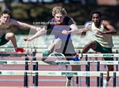 Thumbnail 1 in Benson Invitational (Boys 110M Hurdle)  photogallery.