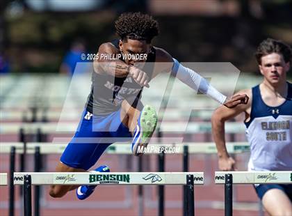 Thumbnail 3 in Benson Invitational (Boys 110M Hurdle)  photogallery.