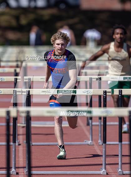 Thumbnail 2 in Benson Invitational (Boys 110M Hurdle)  photogallery.