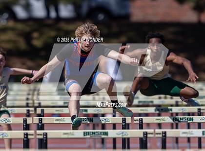 Thumbnail 2 in Benson Invitational (Boys 110M Hurdle)  photogallery.