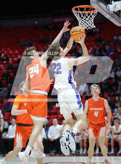 Thumbnail 3 in Skyridge vs. Pleasant Grove (UHSAA 6A Quarterfinal) photogallery.