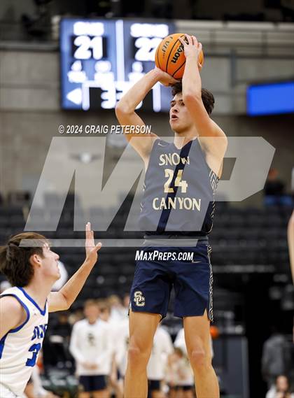 Thumbnail 1 in Snow Canyon vs Dixie (UHSAA 4A Quarterfinals) photogallery.